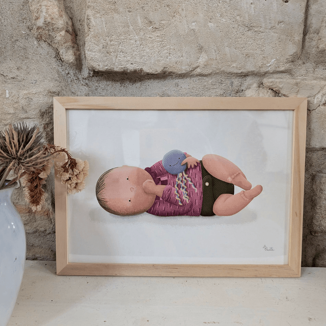 Je dessine votre enfant et son doudou